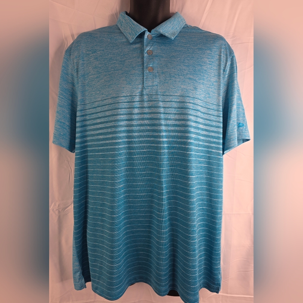 C9 By Champion Men's Short Sleeve Blue Polo Shirt Size XL B-2130